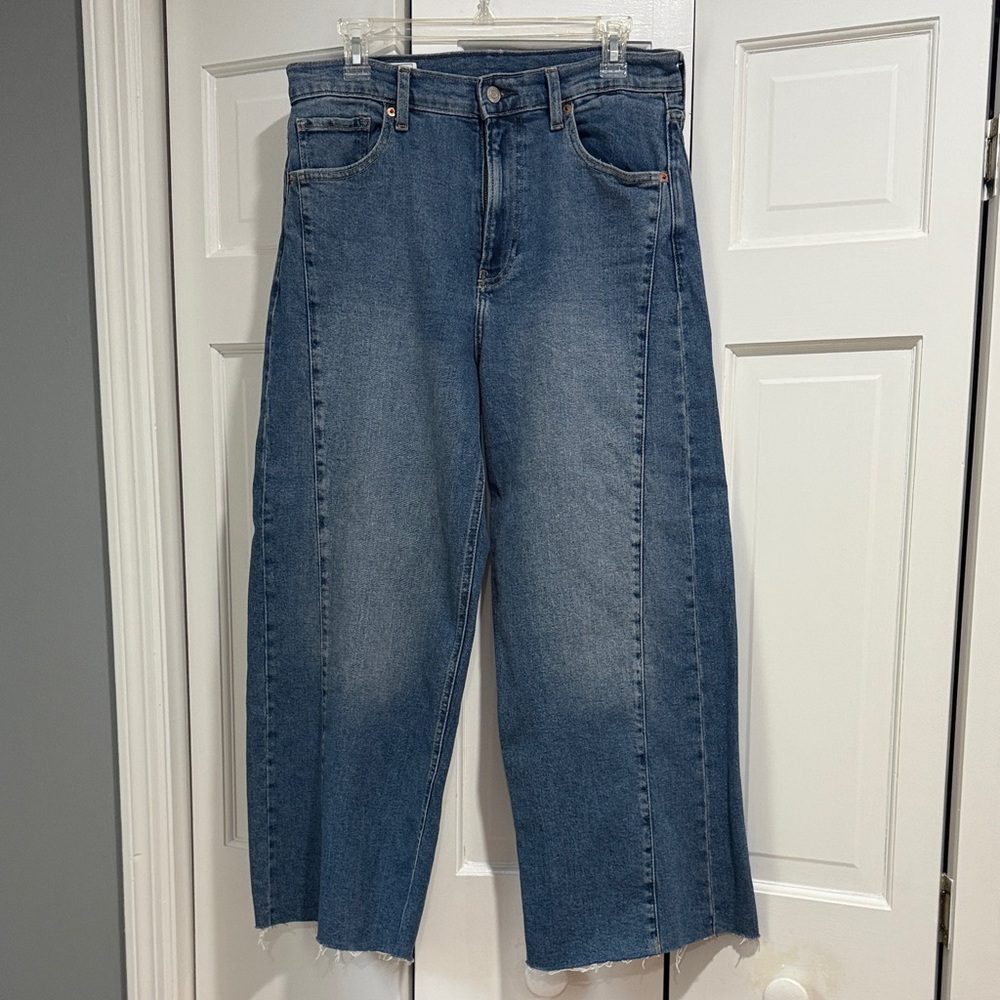 GAP Blue Wide Leg Jeans